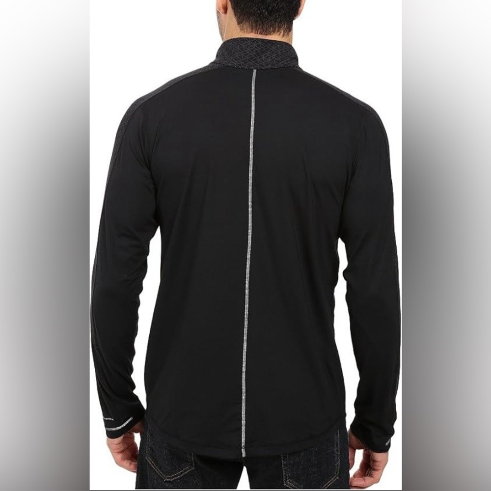 Columbia Half-Zip Long Sleeve Stretch w/reflective logo Active Top - Picture 3 of 6